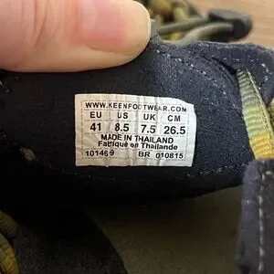 Keen Green and Black Sandals with Protective Toe Cap Big Kids main image 4